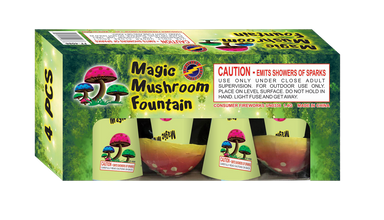 Magic Mushroom Fountain by Flashing Fireworks