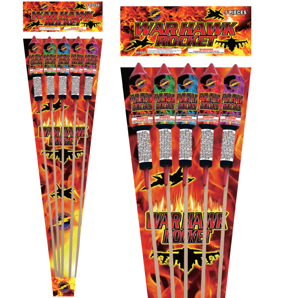War Hawk Rockets by Flashing Fireworks Wholesale - Not sold in Nebraska