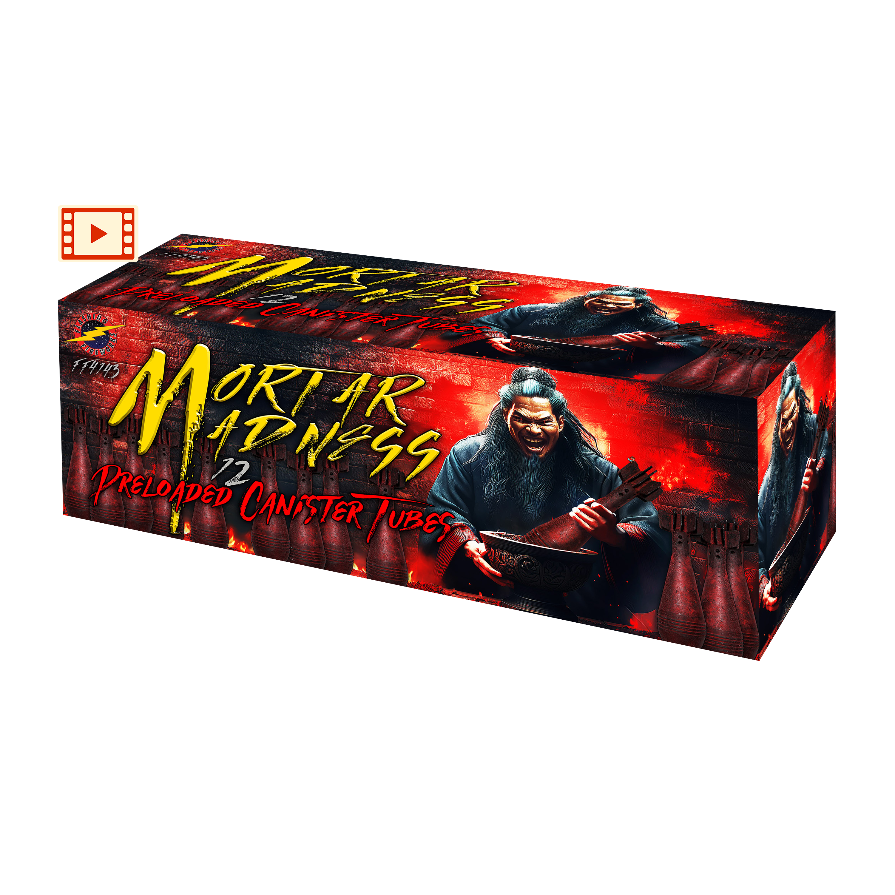 Mortar Madness Preloaded Canister Tubes