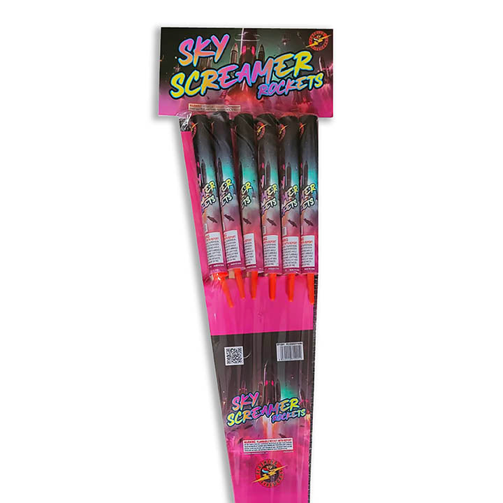 Skyripper Rockets Sky Screamer Rockets — Wild Willys Fireworks