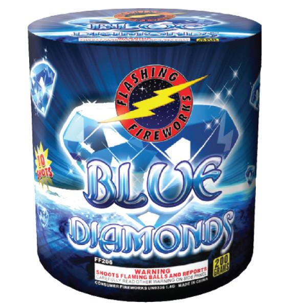 Blue Diamonds by Flashing Fireworks