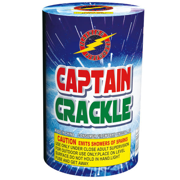 Captain Crackle Fountain by Flashing Fireworks