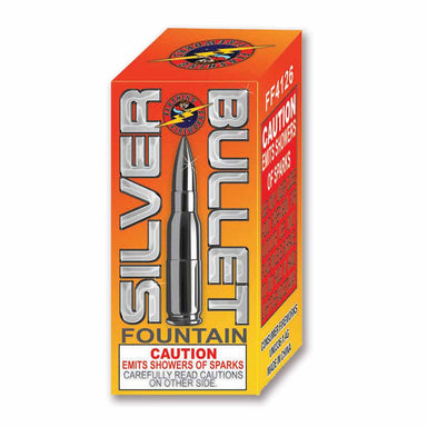 Silver Bullet Mini Fountain by Flashing Fireworks