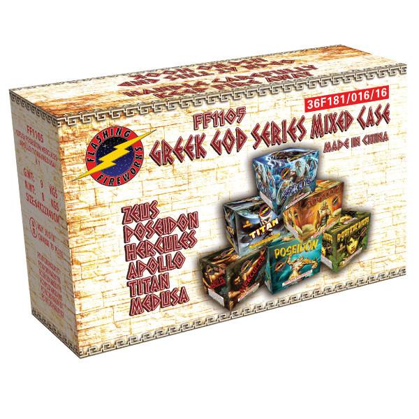 Greek Gods Series Mixed Case by Flashing Fireworks