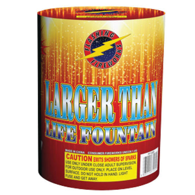 Larger Than Life Fountain by Flashing Fireworks
