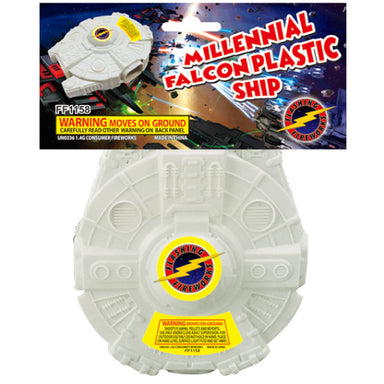 Millennial Falcon Plastic Ship by Flashing Fireworks