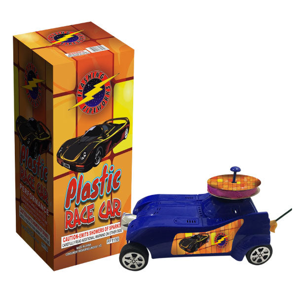 Plastic Race Car Novelty by Flashing Fireworks