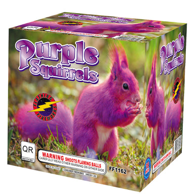 Purple Squirrels by Flashing Fireworks