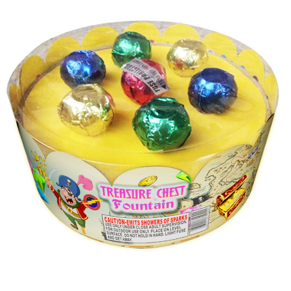 Treasure Chest Fountain by Flashing Fireworks