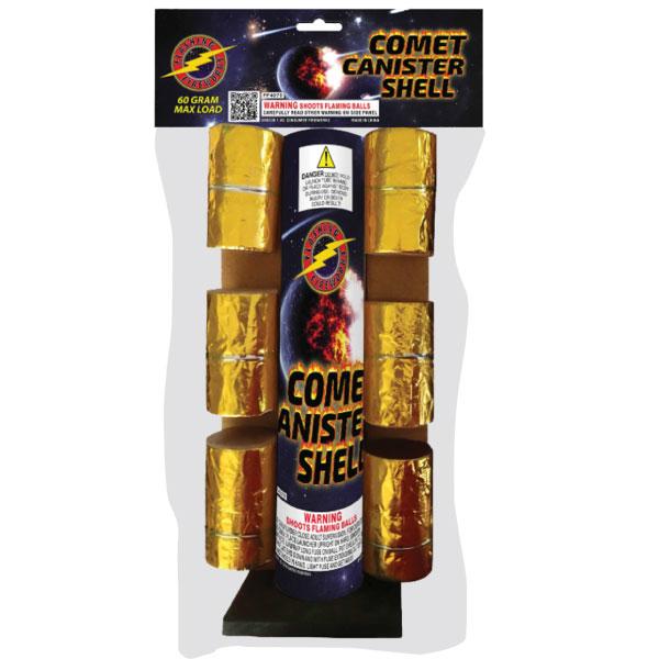 Comet Canister Shell by Flashing Fireworks