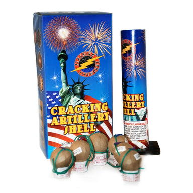 Crackling Artillery Shells by Flashing Fireworks