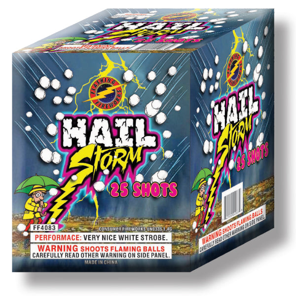 Hail Storm by Flashing Fireworks