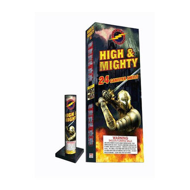 High And Mighty Canister Shells by Flashing Fireworks