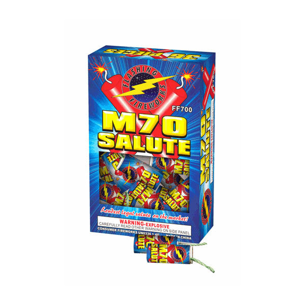 M70 Salute by Flashing Fireworks