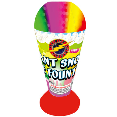 Giant Snow Cone Fountain by Flashing Fireworks
