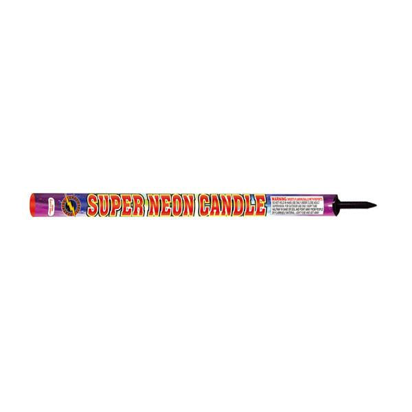 Super Neon Roman Candle by Flashing Fireworks 