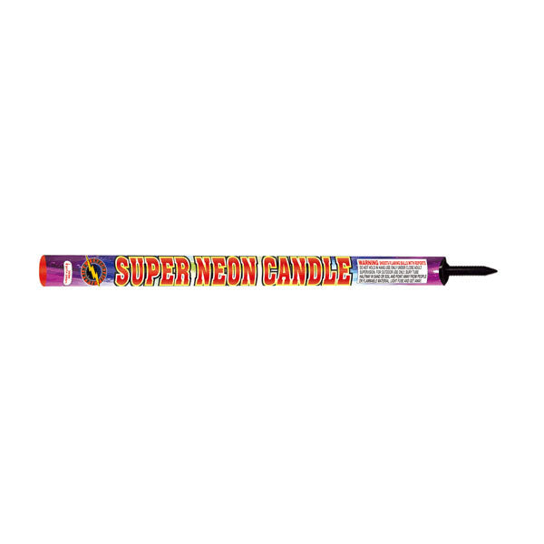 Super Neon Roman Candle by Flashing Fireworks 