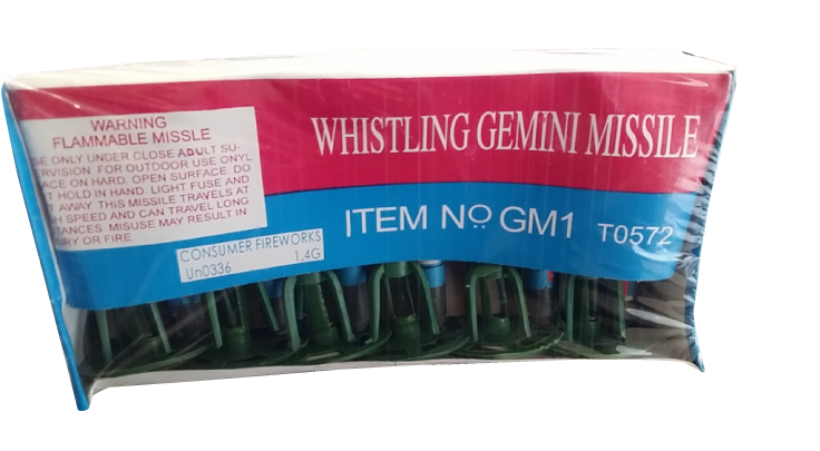 Whistling Gemini Missile by Flashing Fireworks